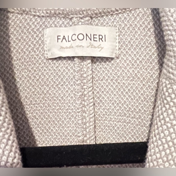 Falconeri Women’s COTTON Blazer Jacket Beige Neutral 2 Button Unlined  Cuffs - Picture 5 of 11